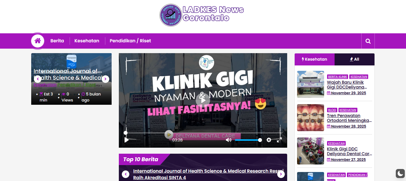 LADKES News Gorontalo